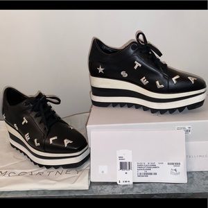NEARLY NEW STELLA MCCARTNEY ELYSE PLATFORM OXFORD